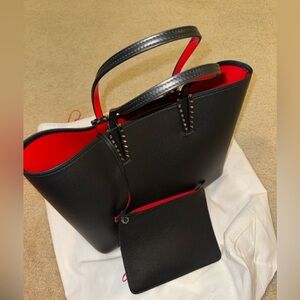 Christian Louboutin Cabata Calfskin Leather Tote- NEW